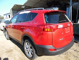 2015 Toyota Rav4 Limited Red 2.5L AT 2WD #Z23184